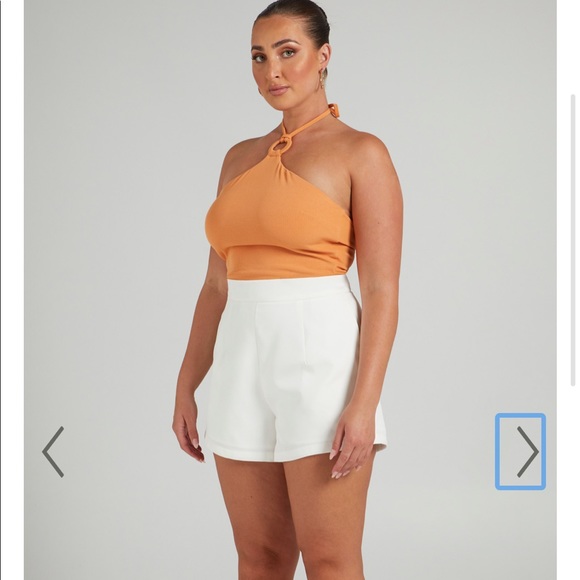 SHOWPO GRAZIELLA RING HALTER NECK TOP IN SHERBET - Picture 6 of 12